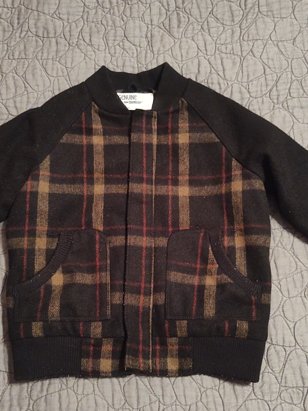 Genuine Kids From Oshkosh Lined Winter Jacket Zippered Size 4T